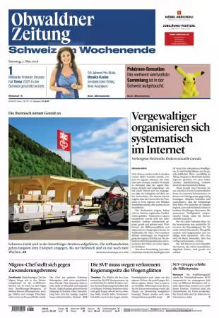 Obwaldner Zeitung - 2 Mai 2026