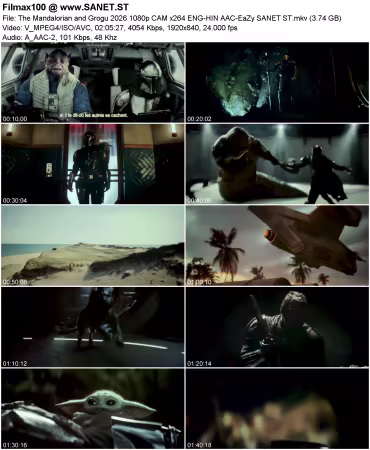 The Mandalorian and Grogu 2026 1080p CAM x264 ENG-HIN AAC-EaZy