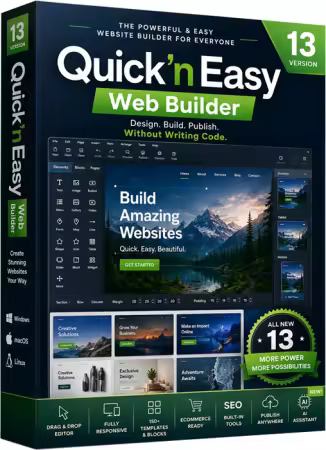 Quick 'n Easy Web Builder 13.0.0 Multilingual