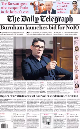 The Daily Telegraph - 15 May 2026