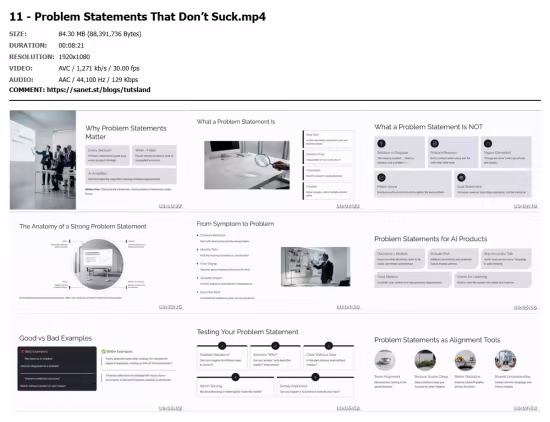 Product Thinking &amp; Problem Framing for AI