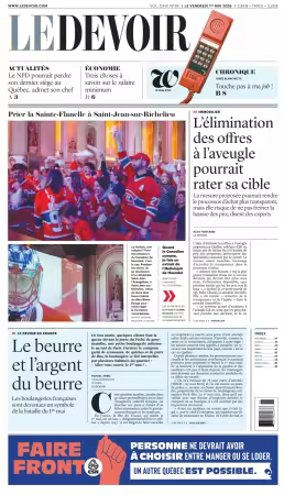 Le Devoir - 1 mai 2026 (PDF)