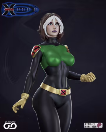 Shadaloo Studios – Rogue – X Men Evolution – 3D Print Model