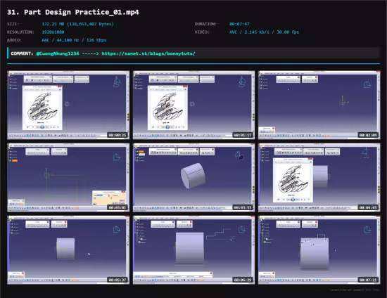 Complete Industry Oriented Program On CATIA V5 R20