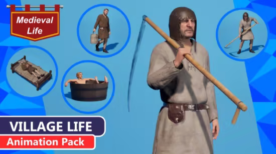 FAB - MC Village Life Animation Pack (5.0 – 5.7)