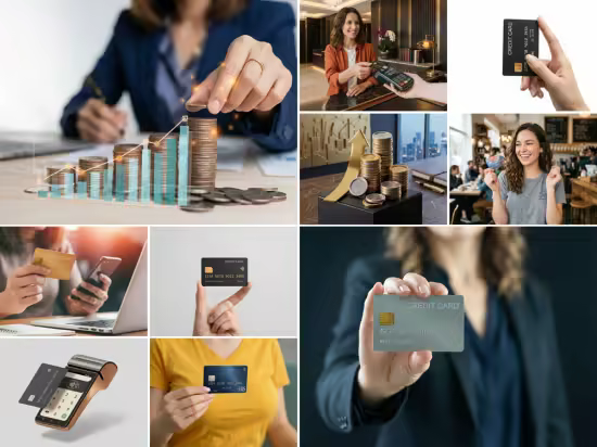10 Finance &amp; Credit Cards Stock Images