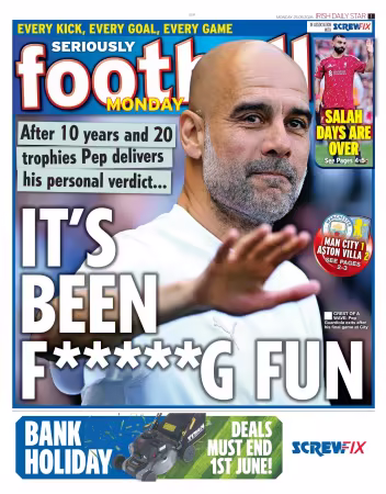 Irish Daily Star Fanatic - 25 May 2026
