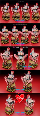 Digital Dark Pin-Ups – Wendy – 3D Print Model