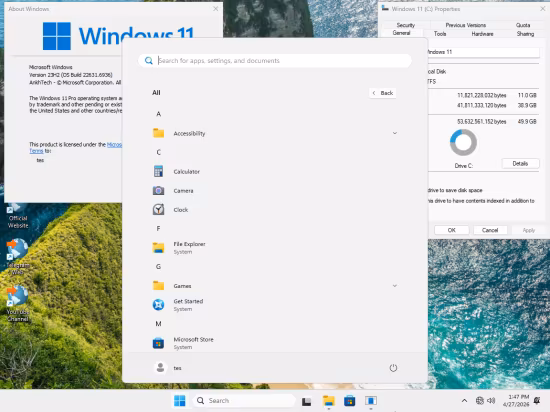 Windows 11 Pro Lite / SuperLite 23H2 Build 22631.6936 Multilanguage AnkhTech