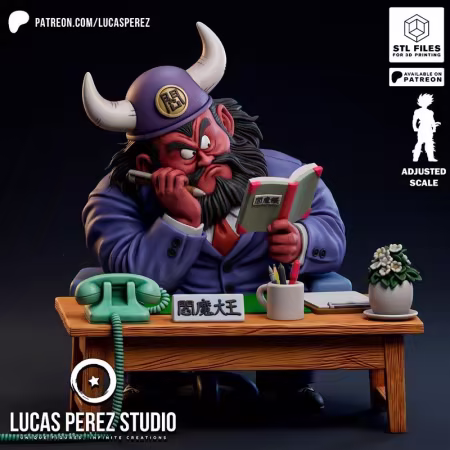 Lucas Perez – Chibis Enma Daio-Sama – Dragon Ball Z – 3D Print Model