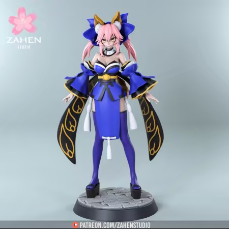 Zahen Studio – Tamamo no Mae – 3D Print Model