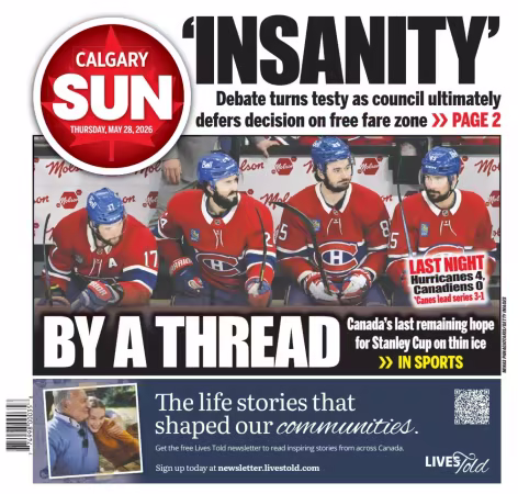 Calgary Sun - 28 May 2026