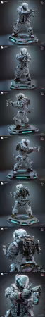 Bulkamancer Sculpts – Diana &amp; Hugh – 3D Print Model