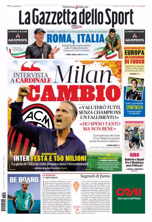 La Gazzetta dello Sport Roma - 15 maggio 2026
