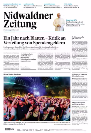 Nidwaldner Zeitung - 28 Mai 2026