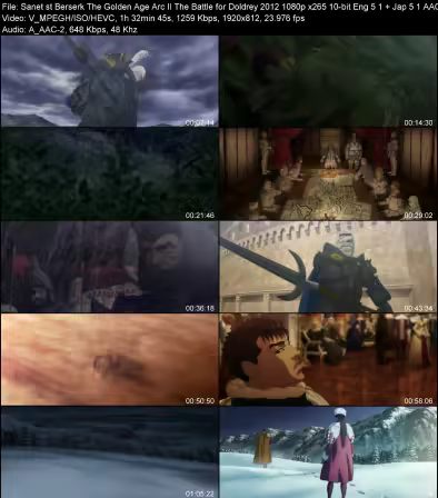 Berserk The Golden Age Arc II The Battle for Doldrey 2012 1080p x265 10-bit Eng 5.1 Jap 5.1 AAC WeSLeY
