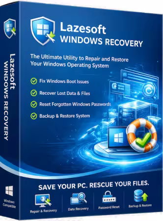 Lazesoft Windows Recovery 5.1.1.1 Unlimited / Professional / Server Edition