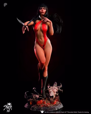 Slash Collectibles – Vampirella – 3D Print Model