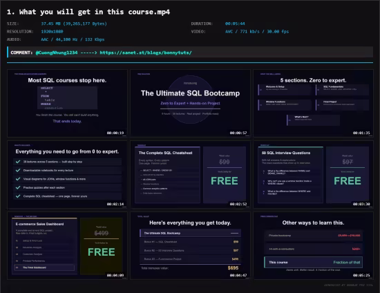 The Ultimate SQL Bootcamp: Zero to Expert + Hands-on Project