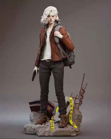 Yongblood Sculpture – Resident Evil – Grace Ashcroft – 3D Print Model