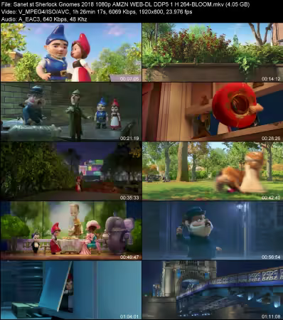 Sherlock Gnomes 2018 1080p AMZN WEB-DL DDP 5.1 H264-BLOOM