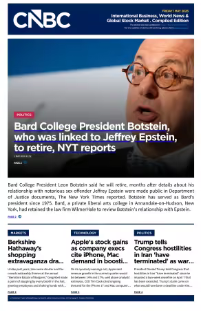 CNBC - 1 May 2026