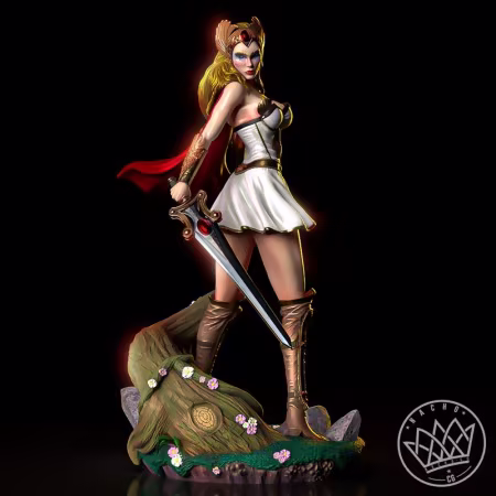 Nacho CG – Fan Art – She-ra Princess of Power Statue – 3D Print Model
