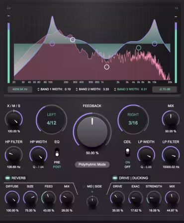 2B Played Music PolyRhythm Delay XL 1.2