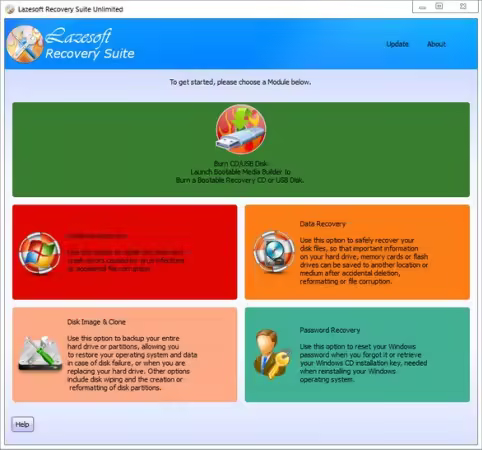 Lazesoft Recovery Suite 5.2.0.1 Unlimited (x64) WinPE