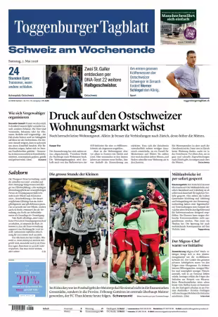 Toggenburger Tagblatt - 2 Mai 2026