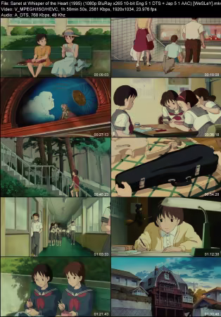 Whisper of the Heart 1995 1080p BluRay x265 10-bit Eng 5.1 DTS Jap 5.1 AAC WeSLeY