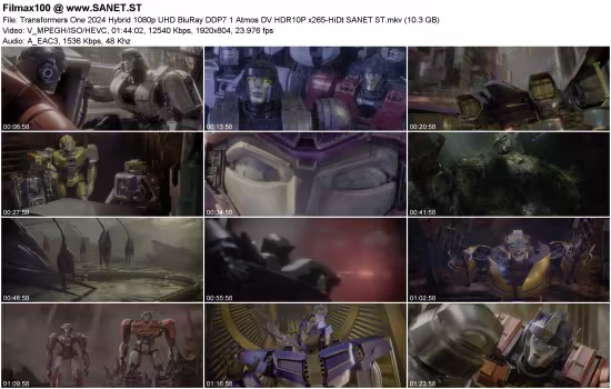 Transformers One 2024 Hybrid 1080p UHD BluRay DDP7.1 Atmos DV HDR10P x265-HiDt