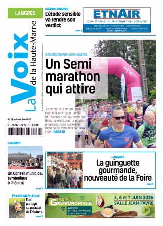La Voix de la HauteMarne edition Langres - 29 mai 2026