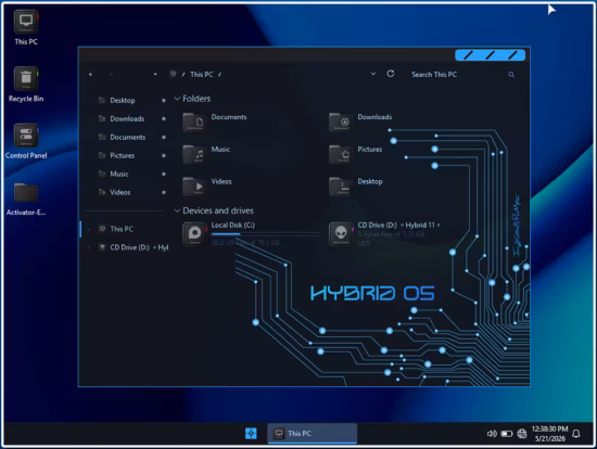 Windows 11 Pro 25H2 Build 26200.8457 HYBRID 11 Edition