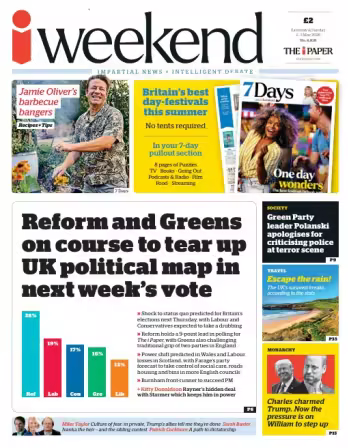 The I newspaper weekend - 2/3 May 2026