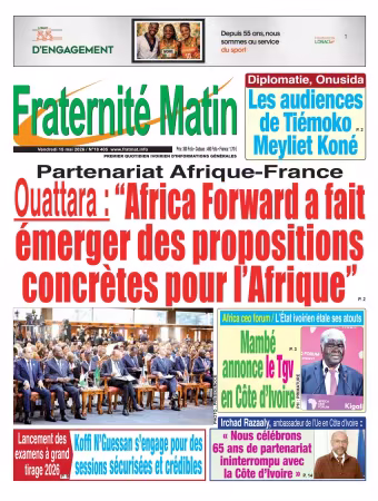 Fraternite Matin - 15 mai 2026