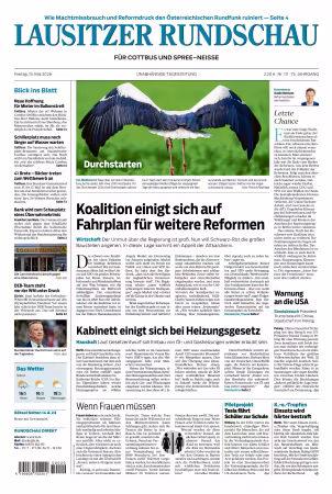 Lausitzer Rundschau - 15 Mai 2026