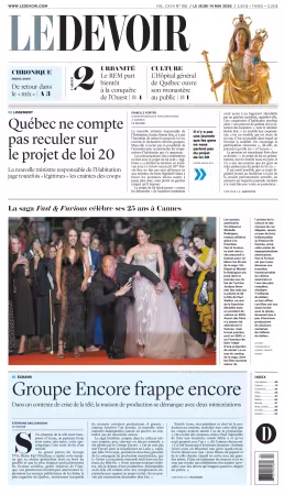 Le Devoir - 14 mai 2026