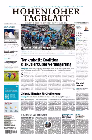 Hohenloher Tagblatt - 19 Mai 2026