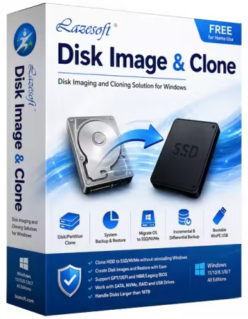 Lazesoft Disk Image and Clone 5.1.1.1 Professional / Server / Unlimited Edition