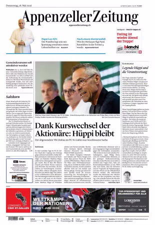 Appenzeller Zeitung - 28 Mai 2026