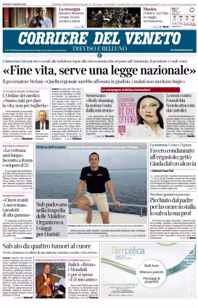 Corriere del Veneto (Treviso e Belluno) - 15 maggio 2026