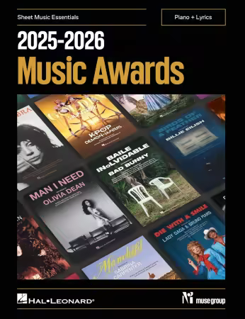 2025-2026 Music Awards - Sheet Music Essentials for Piano + Lyrics