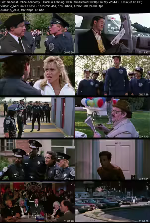 Police Academy 3 Back in Training 1986 Remastered 1080p BluRay x264-OFT