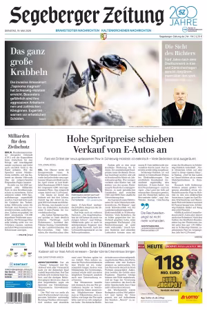 Segeberger Zeitung - 19 Mai 2026