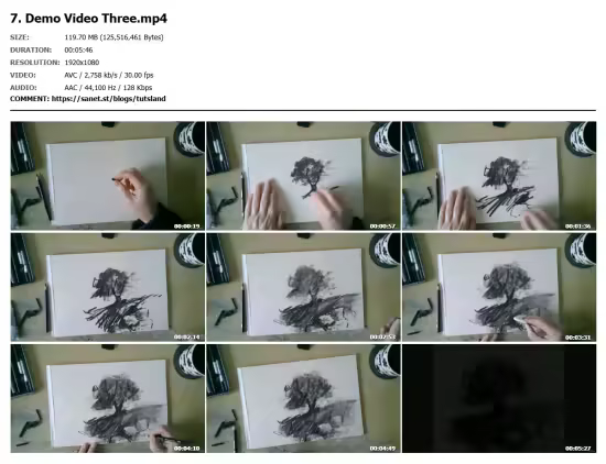 Learn to draw modern landscapes in charcoal