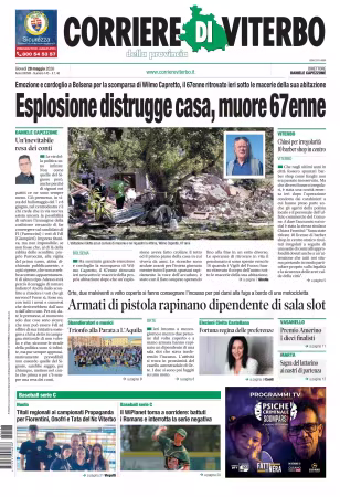 Corriere di Viterbo - 28 maggio 2026