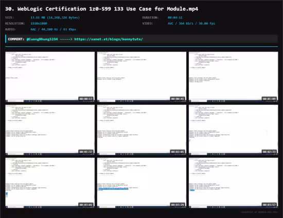 WebLogic 12C Administration &amp; Development 1z0-599/133[Part1]