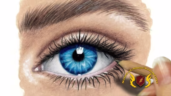 How to Draw Eyes with Colored Pencils