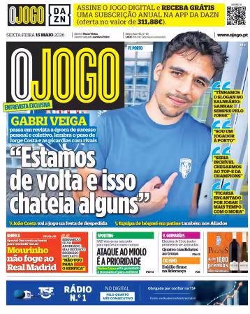 O Jogo - 15 maio 2026